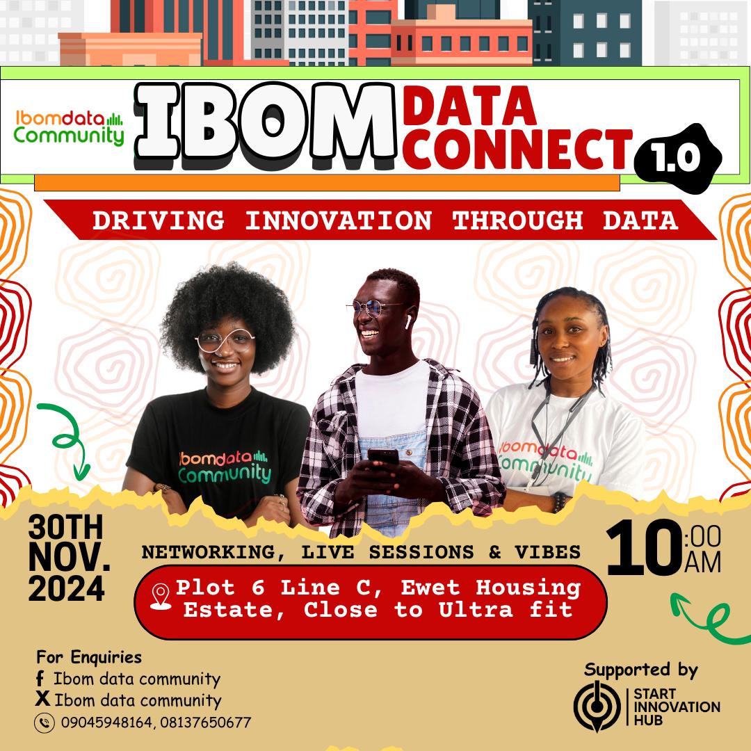 Ibom Data Connect 1.0 event flyer