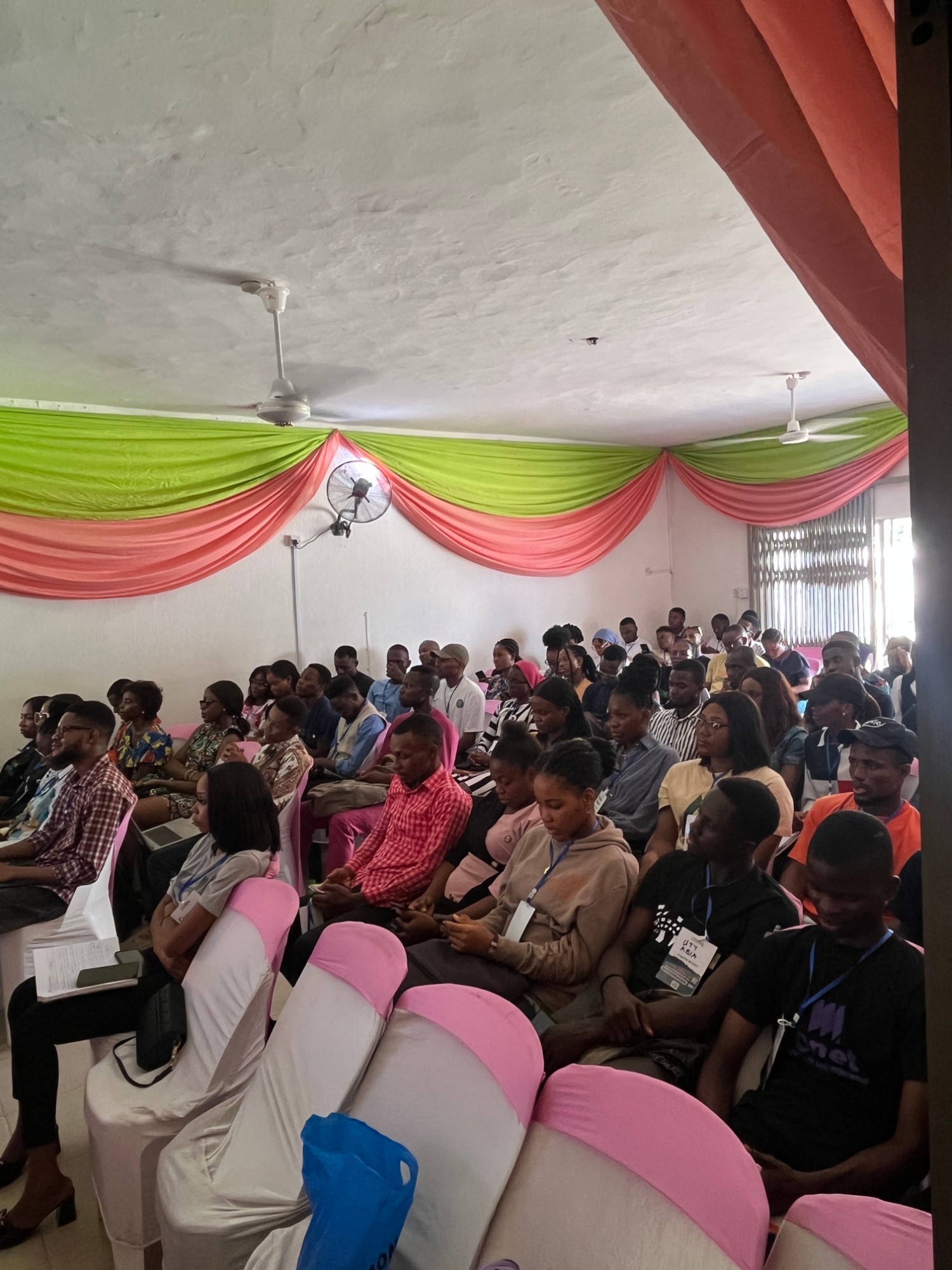 Ibom Data Connect 1.0 audience during a session