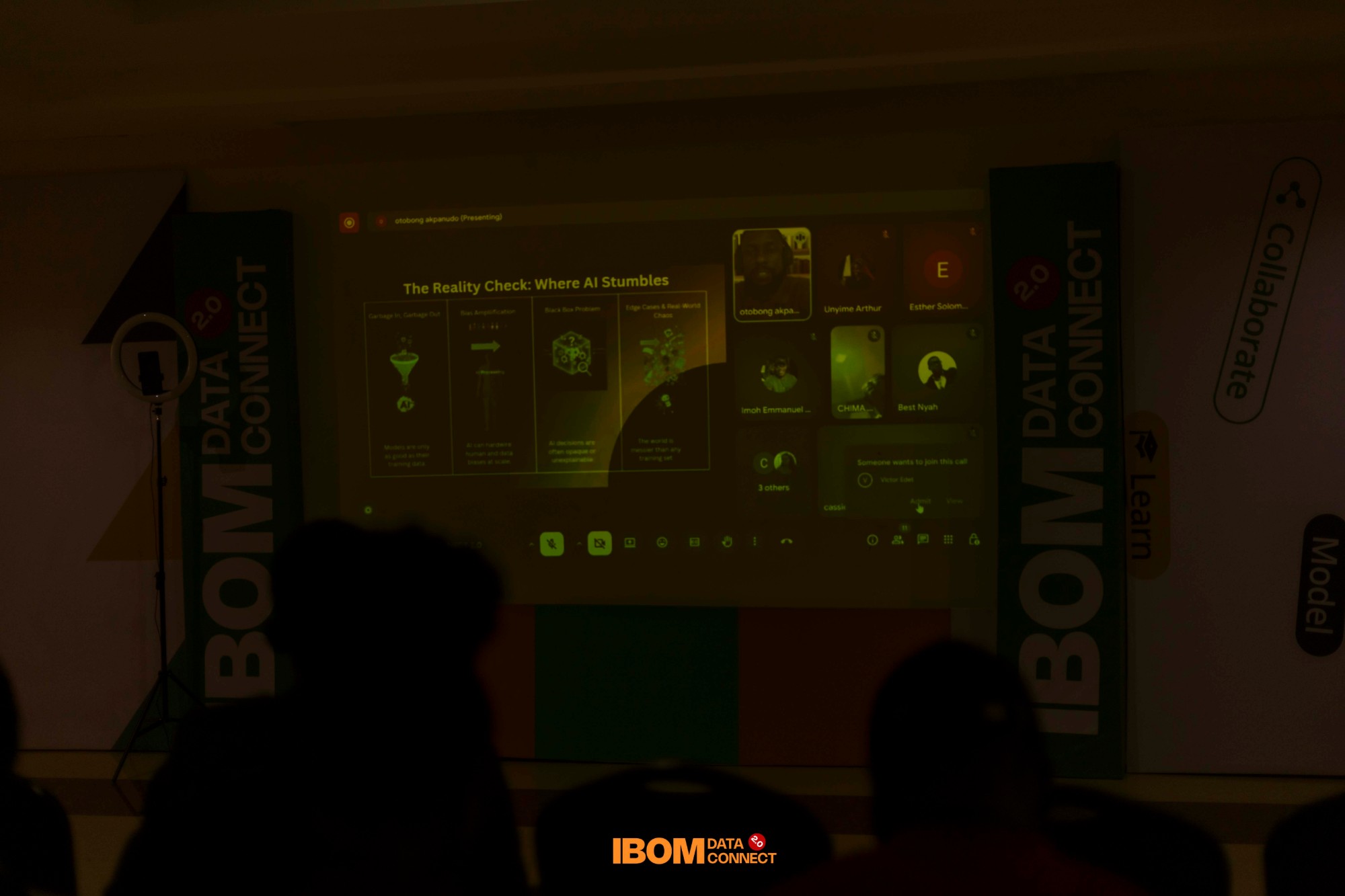 Ibom Data Connect 2.0 speaker presenting