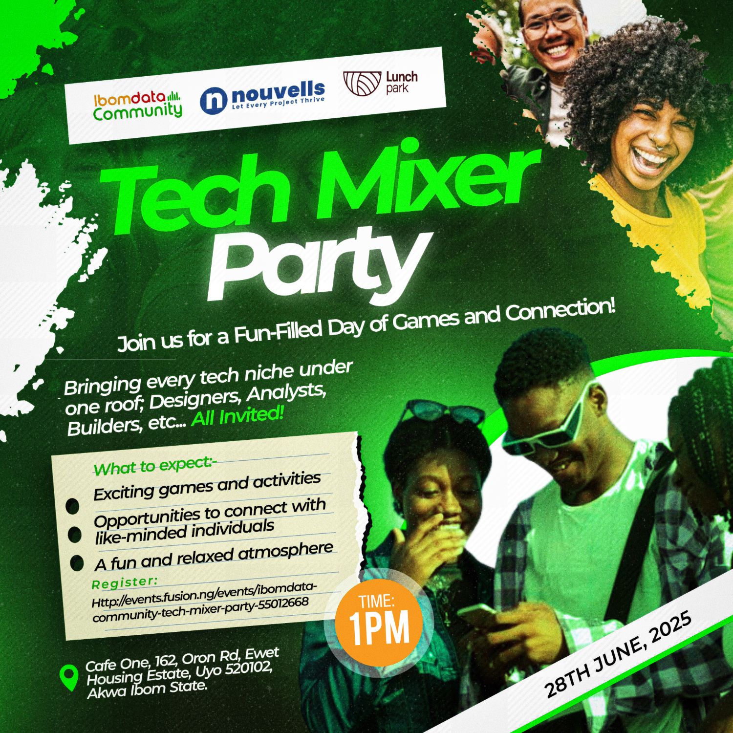 Tech Mixer Party event flyer
